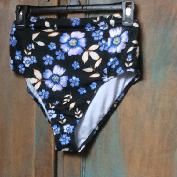 ASOS swim high waist full brief bikini bottom NWT - Picture 5 of 8